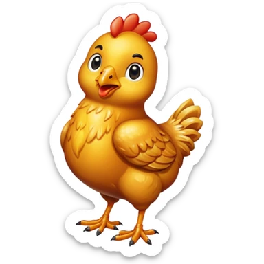 pollo caramelizado sticker