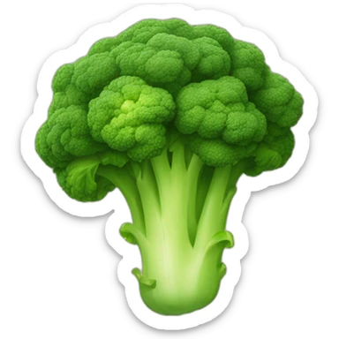 Un brocoli qui fume sticker