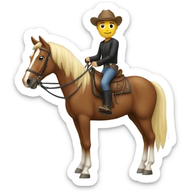 Horseback riding  sticker