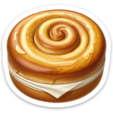 honey bun with wrapper sticker