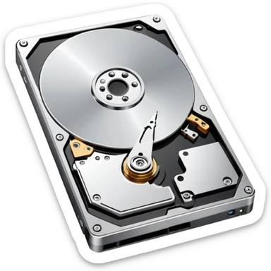 Hard Disk sticker