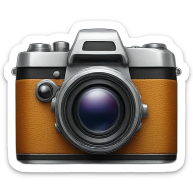 analog camera sticker