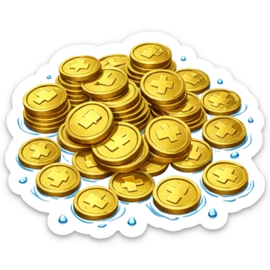 sunken treasure sticker