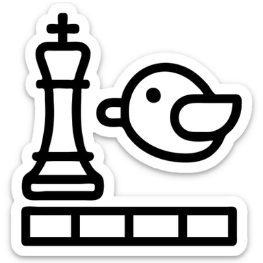 Chess flappy bird game  sticker