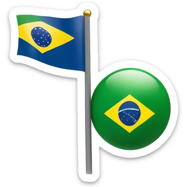 Flag of Brazil sticker