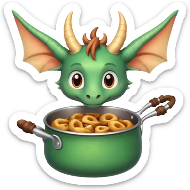 Naravno! Evo skraćenog opisa koji staje u polje:  *"Phuddle is a quirky, tiny pan with horns and big ears from a magical world of elves and dragons."*  Ako ti treba još kraći:  *"Tiny pan with horns, big ears, clumsy and cute, from a world of dragons."*  Javi koji ti više leži! sticker