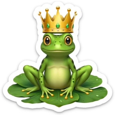 Kurbağa Prens  sticker