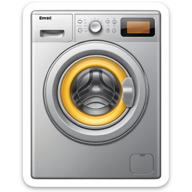 washing machine sticker
