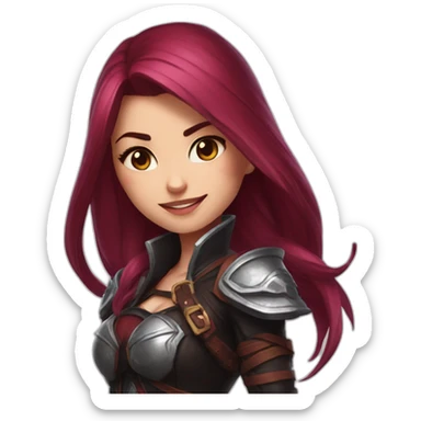 katarina league of legends sticker