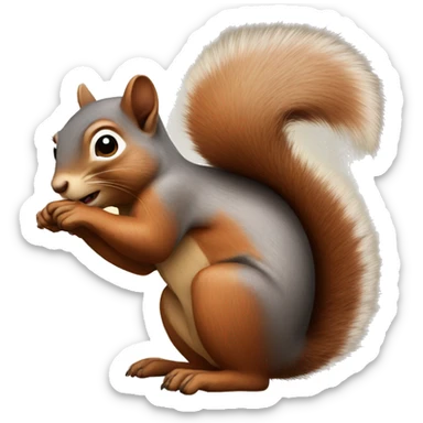 squirrel sticker