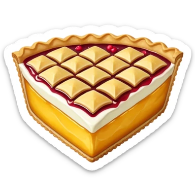 slice of fruit pie sticker