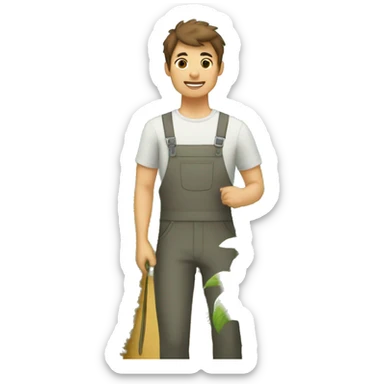 Personne travaillant dans un champs de coton  sticker