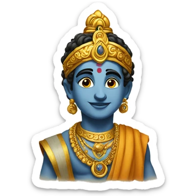 God krishna sticker