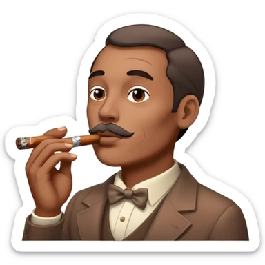 Sigarro tirando humo  sticker