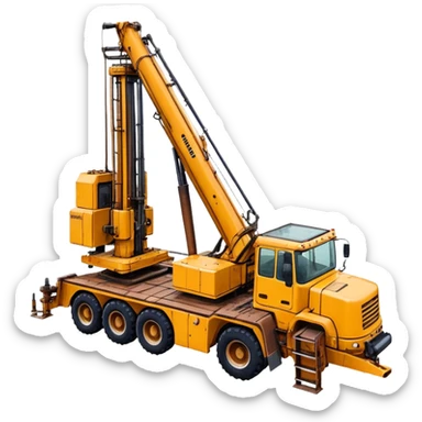 drill rig schramm t685 sticker