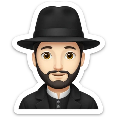 orthodox jew smirking sticker