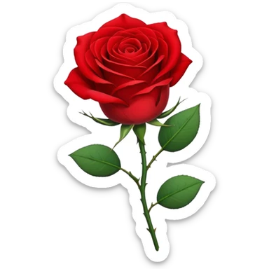 Singe rose sticker