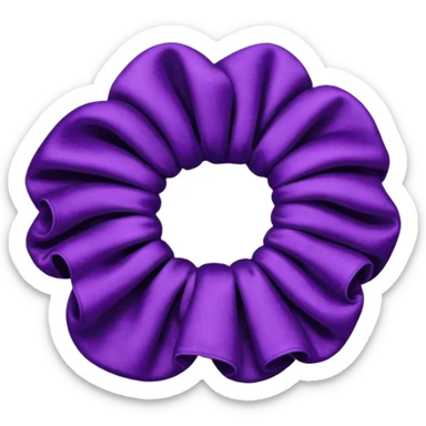 hair scrunchie sticker