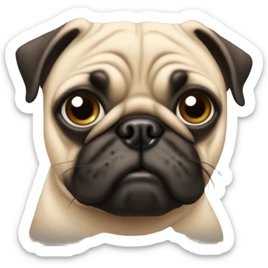 Pug sticker
