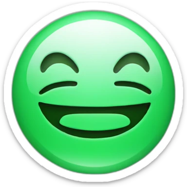 chat software symbol with black and green background sticker