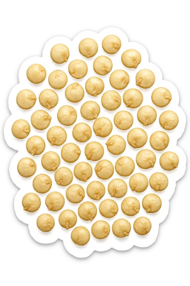 quinoa vista dall'alto, iperrealistiche 4k sticker