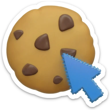 cookie with mouse cursor on bottom right sticker