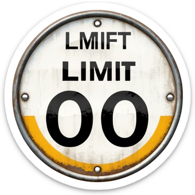 tempo 30 verkehrsschild auf strasse sticker