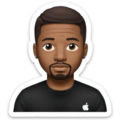 Stevie J, Record Producer (b.1973) with dark brown hair sticker