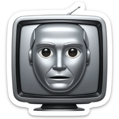 Dafu!?O Titan TV man  sticker