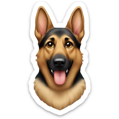 German shepherd sticker