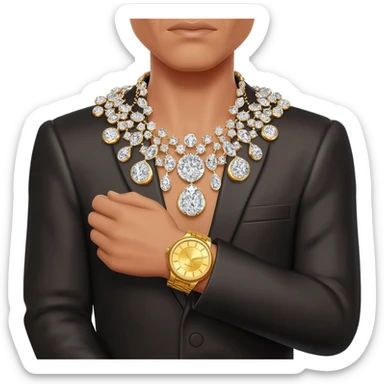 The display of wealth sticker