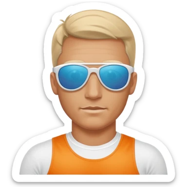 white sportsman on the turks sticker