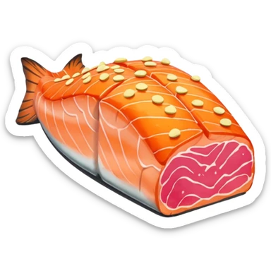 Salmone al forno sticker