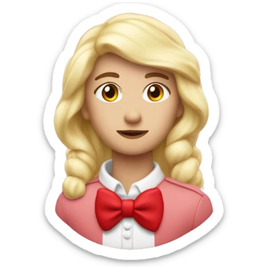 Cœur rouge  etoiler sticker