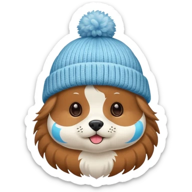 Winter Beanie Pet sticker