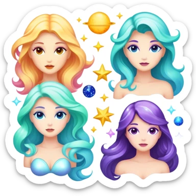 galactic sirens sticker