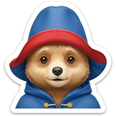 Paddington bear sticker
