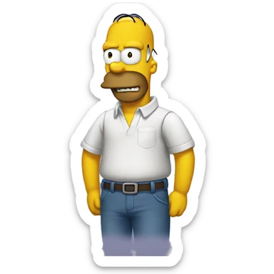 Homer sticker