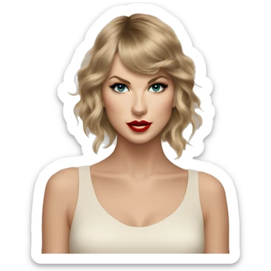 Taylor swift lover album cover  sticker