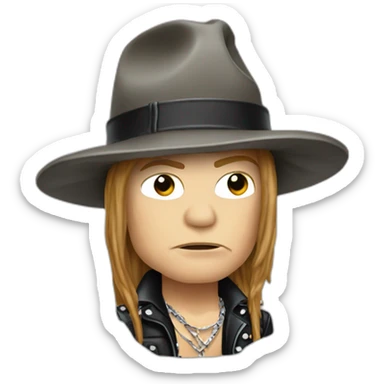 Axl Rose sticker