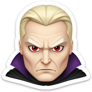 Hatred - intense dislike or ill will toward someone - super villian sticker