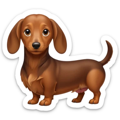 Perro salchicha sticker