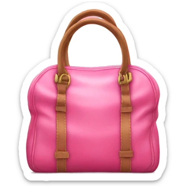 Pink bag sticker