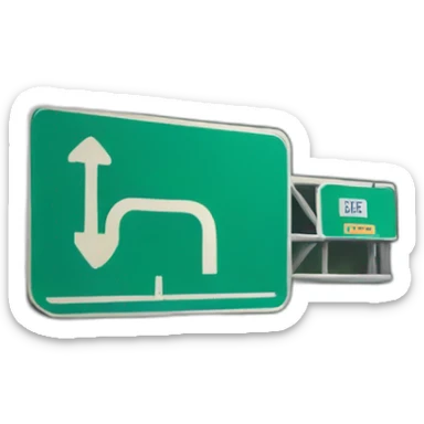 street sign with name on the sign like south east sticker