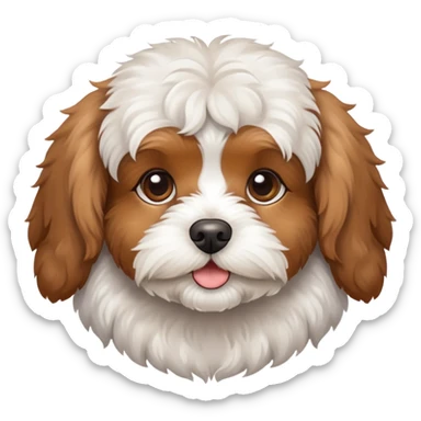 merle cavapoo sticker