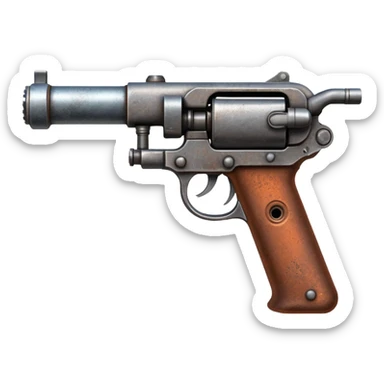 Dual-trigger,bolt-action,pistol,pipe gun sticker