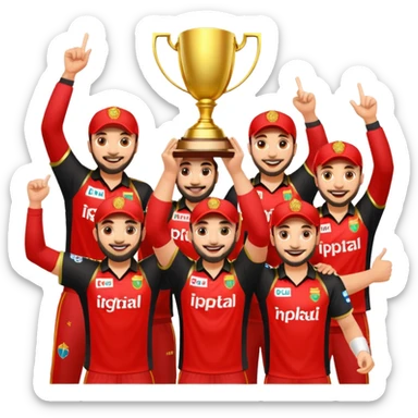 RCB lifting IPL sticker