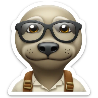 Tiburón con gafas sticker