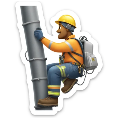 Lineman sticker