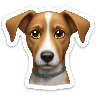 Um cão de raça pinsher sticker